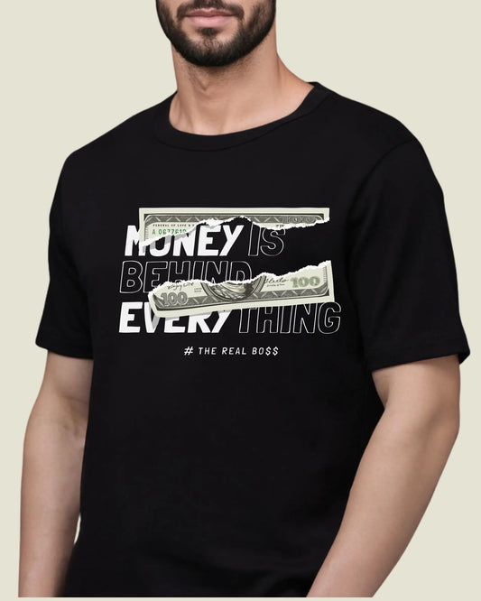Money Is Behind Everything / Regular Fit T-shirt